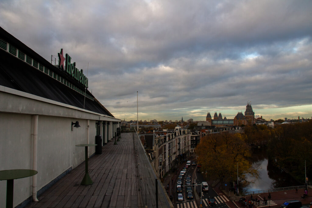 Roof of the Heineken Experience in Amsterdam