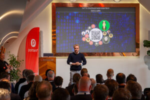 Interactie tool van Buzzmasters tijdens MSP partner event in Heineken Experiencen