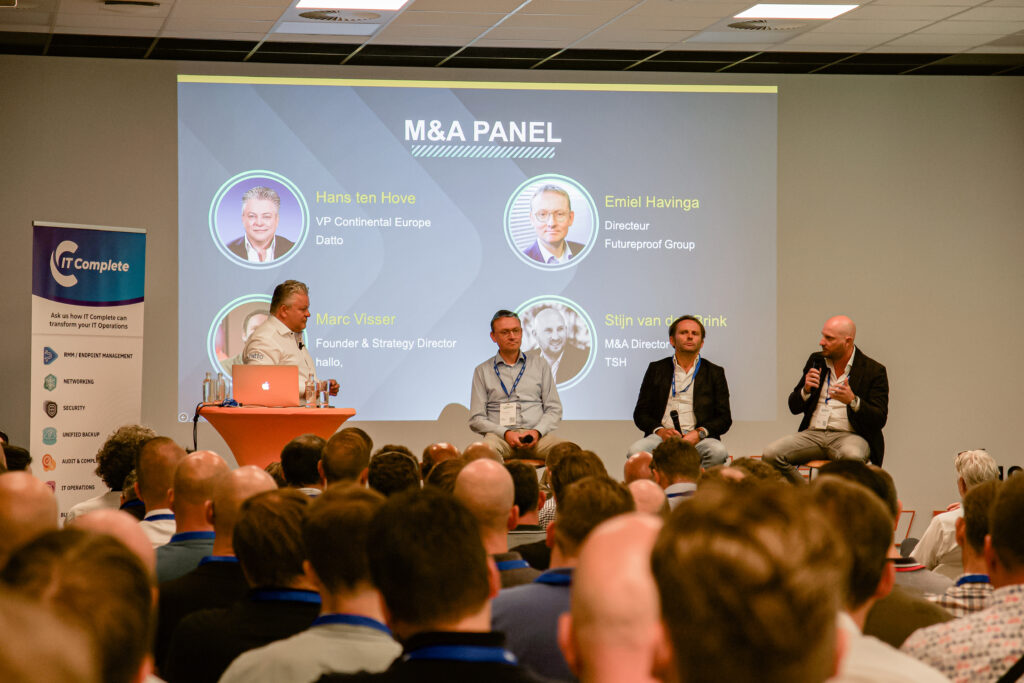panel during a sales event