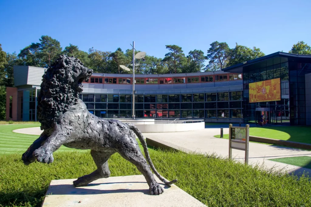Ingang kantoor KNVB Campus tijdens Datto Connectlocal msp