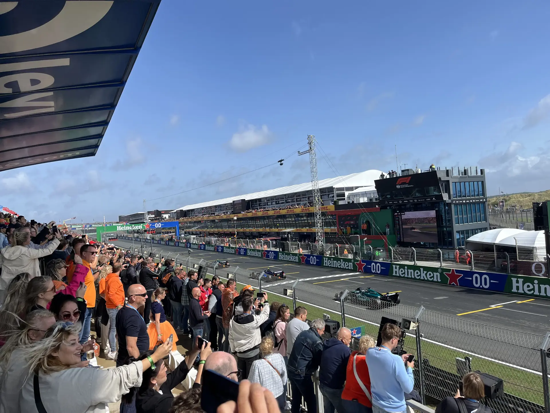 Dutch Grand prix VIP Experience start finish van de dutch grand prix