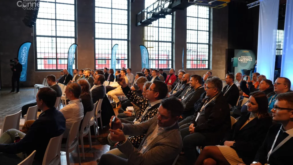 gasten tijdens keynote