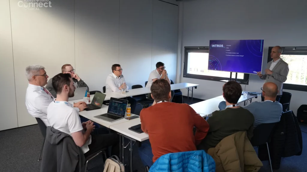 interactieve roundtables tijdens connectlocal evenement