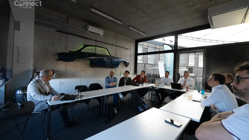 interactieve roundtables tijdens connectlocal evenement